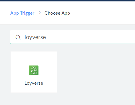 Search and select Loyverse