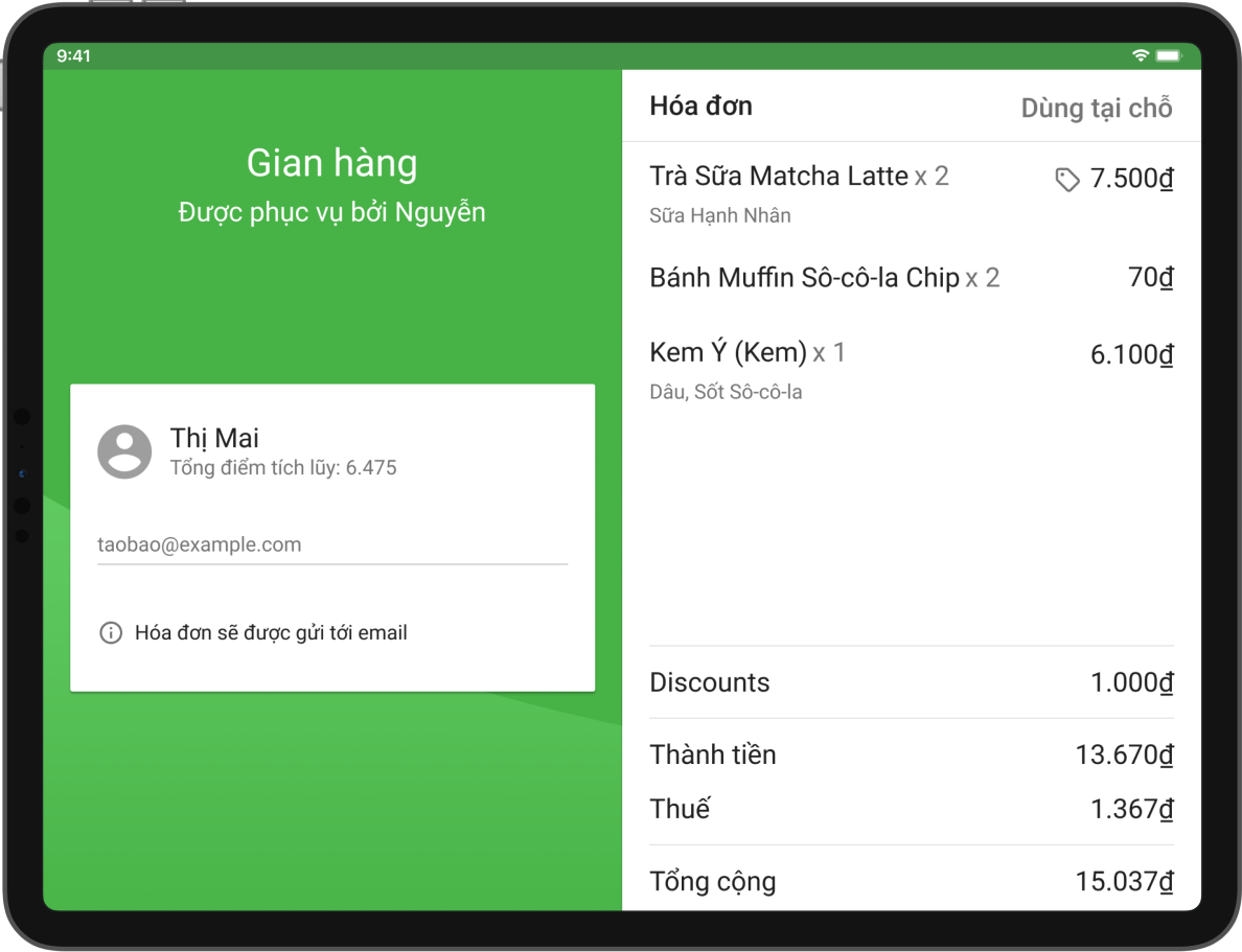 Hiển thị tất cả thông tin