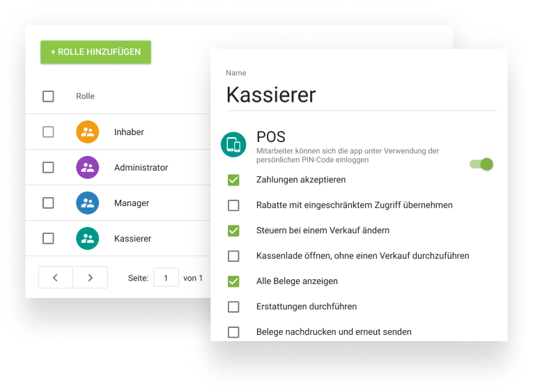 Separater Kassierer-Zugang with Loyverse POS