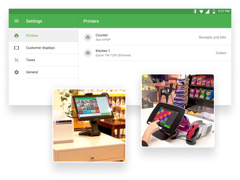Connect your POS device to other hardware to extend its capabilities