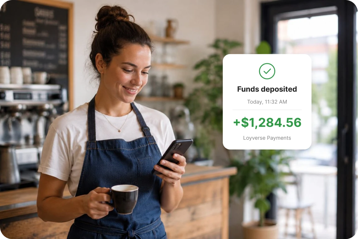 Paid out every business day