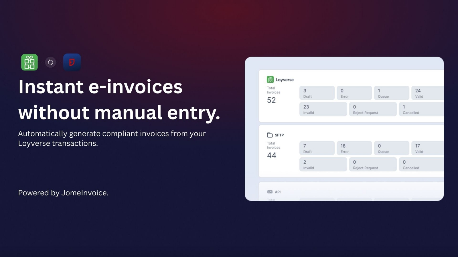 jomeinvoice information