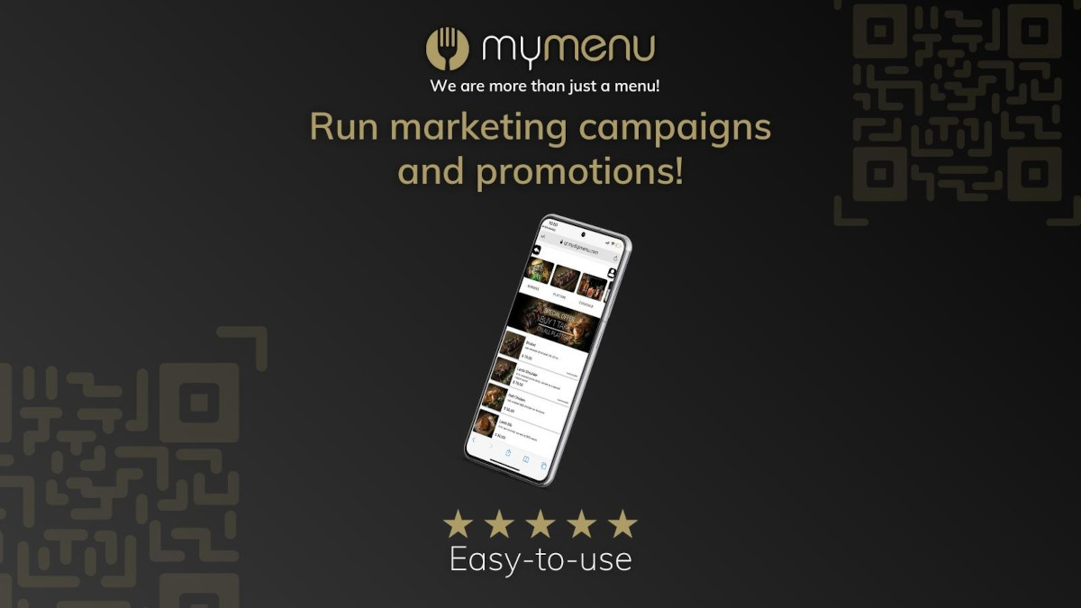 My menu - Marketing campaigns and promotions